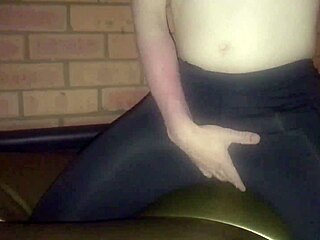 Wanking And Fucking A Transparent Fleshlight In Skinz On My Waterbed
