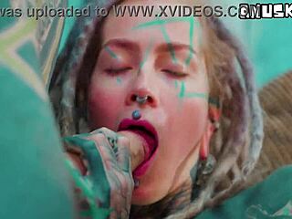 alternative dreadhead in high heels fucks bwc anal gapes facial