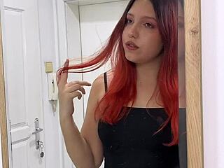 slutty wife cheats and fucks in pantyhose roleplay