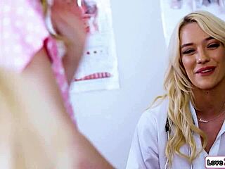 2 stepmoms and doctor lick a blonde cunt
