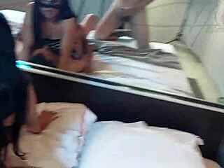 girlfriend shared cumshotted and double penetrated by follower and boyfriend handre pov pt 3