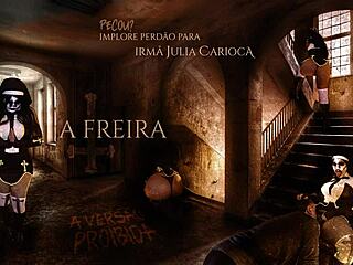 Implore perd�o no halloween para a freira julia carioca
