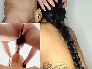 Real i open her deep throat with my big cock