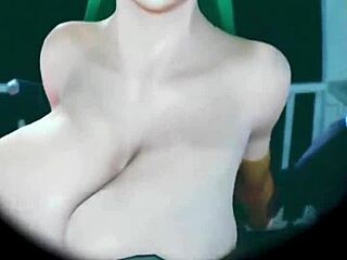 Big Breast Loba Rubbing Bald Pussy Big Breast Morrigan Shaking Her Tits Blackfire Fingering Her Stepsis Compilation