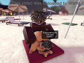Bbl Slut Switches Bbcs On Beach For Rough Dp