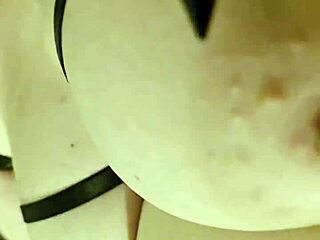 brunette gets double fucked in an anal threesome
