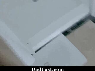 hot step daughter gets creampie from step dad