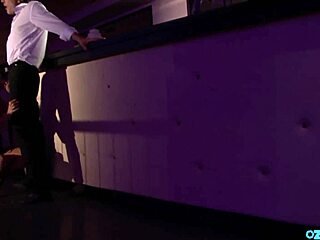 Bar couple escalates date into cum in mouth depravity