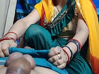 Father In Law Gets Oral From Daughter In Law With Hindi Talk