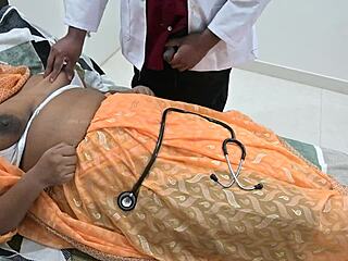 doctor having fun with lady