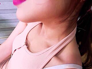 Korean university girl has sensitive armpits