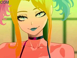 harley quinn fucks and sucks joker’s huge cock during therapy